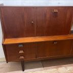 Vintage Highboard Jaren 1960S thumbnail 3