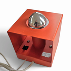 Small Orange Philips Wall / Table Cube Lamp 1970s thumbnail 2