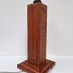 Embossed Leather Table Light, 1970S (Large) thumbnail 7