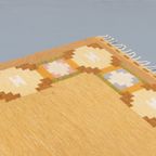Vintage Doris Leslie Blau Collection Flat-weave Rug / Tapijt / Vloerkleed By Ingegerd Silow, Sweden thumbnail 6