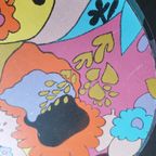 Retro Blikken Koektrommel Kleurrijk Psychedelisch Patroon thumbnail 8