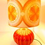 Retro Schemerlamp Oranje Jaren 70 Stijl Lamp Retro Lamp thumbnail 12