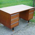 Vintage Houten Bureau Huizenga thumbnail 4