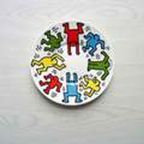 Keith Haring Servies: 2 Platte Borden, 2 Koffiekop En Schotel, 1 Espresso Kopje En Schotel thumbnail 10