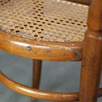 Set Van 4 Mooie En Sfeervolle Vintage Thonet Design Bistro Stoelen thumbnail 14