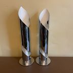 Set Vintage Tafellampen Spiraal Lampen Jaren 70 thumbnail 12