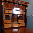 Antiek Franse Empire Klepsecretaire thumbnail 2