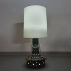 German Ceramic Vase Lamp / Rope Oversized Floor Lamp thumbnail 13