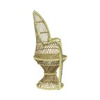 Vintage Emanuelle Poppenstoel Pauwstoel Peacock 40Cm thumbnail 3