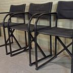 4 Vintage Illo Director's Stoelen, Niels Gammelgaard thumbnail 11