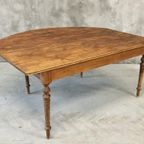 Antieke Eettafel Tafel Franse Wandtafel thumbnail 14