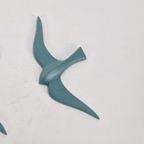 Set 3 Vintage Vogels Wall Art Mid Century 1970 Wand Bird Art thumbnail 4