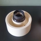 Art Deco Thabur Plafondlamp In Creme Kleur Bijna Tegen Roze Aan. thumbnail 8