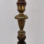 Vintage Messing Rococo Staande Kapstok Hollywood Regency Hall Tree 9 thumbnail 6