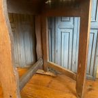 Wijnproeftafeltje Klaptafel Bijzettafel Frans Antiek thumbnail 14