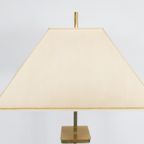 Lucite - Vloerlamp - Jaren 1970 - Messing - Plexiglas - Hollywood Regency Vloerlamp - 70'S thumbnail 8