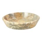Prachtige Zware Grote Marmeren Fruitschaal Xl Natuursteen 40cm thumbnail 13