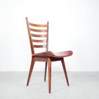 Vintage Teak Houten Ladder Stoelen, Jaren 60 thumbnail 5