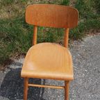 Houten Ton Stoel 1960 Model 2 thumbnail 11