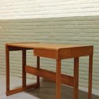 Vintage Design Houten Bureau Desk thumbnail 2