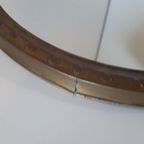 Vintage Spiegel Met Koperen Rand Klassieke Spiegel Strik thumbnail 4