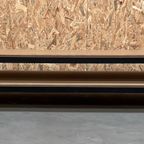 Salontafel Met Licht Eiken Met Zwart Metalen Frame (zware Uitvoering. thumbnail 7