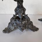 2 Franse Planthouders Tazza Zamac Antiek Art Nouveau thumbnail 5