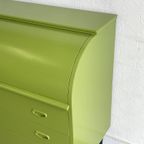 Vintage Opgeknapte Secretaire Bureau Werkplek Klepburo thumbnail 6