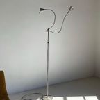 Vintage Stalamp Enzo Cattelani Chroom Messing thumbnail 2