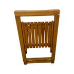 Aldo Jacober - Folding Chair Model ‘Trieste’ - Bazzani Italy - Light Oak (Wood Grain) thumbnail 9