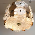 Deense Vintage Hanglamp Teak Glas thumbnail 13