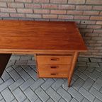 60'S Vintage Bureau Deens Bureau Teakhouten Desk thumbnail 6