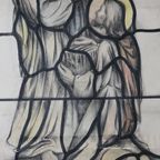 Prachtig Ontwerp Maria & Jezus (vidimus) Van Een Kerkraam, Jos Van Dormolen thumbnail 4