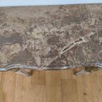Barok Rococo Wandconsole Sidetable Met Marmer Blad En Spiegel 04 thumbnail 3