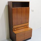 Vintage Boekenkast, Wandkast, Highboard - Tweedelig, Jaren '60 | 01330 thumbnail 13