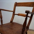 Antieke Engelse Windsor Stoelen Eetkamerstoelen, Set Van 5 thumbnail 13