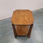 Amsterdamse School Artdeco Bijzettafel Plantentafel Zuil thumbnail 4