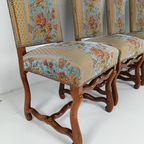 Beech Os De Mouton Tapestry Chairs (Set Of 6) thumbnail 10