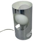 Eglo Leuchten - Chrome Lamp With White Satin Glass Bowl thumbnail 4