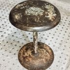 Oude Ijzeren Kruk Werkplaatskruk Sidetable thumbnail 6