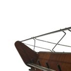 Vintage Wandkapstok Teak En Chroom Jaren 60/70 thumbnail 18