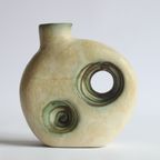 Space Age Ceramic Vase With Holes By Nikos Dazelidis, Athens 1960S thumbnail 12