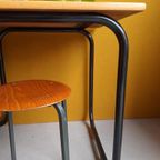 Vintage Bureau In Bauhaus Style, Retro Industriëel, Desk thumbnail 9