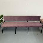 Fest Monday Bench 2-Seat - Black Frame - Paars thumbnail 4