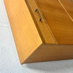 Vintage Schoenenkast, Licht Hout, 1970's Duitsland thumbnail 6