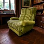 Vintage Groene Eenzit / Zetel / Fauteuil thumbnail 2