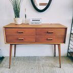 Vintage Jaren '60 Sideboard, Sidetable, Ladekast(je) thumbnail 5