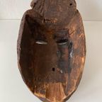 Afrikaans Houten Masker Van 35 Cm thumbnail 6