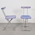Set 2 Toshiyuki Kita Rondine Klapstoelen Magis Italië ‘90 thumbnail 2