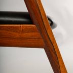 Reupholstered Rosewood Z-chair : No. 42 By Kai Kristiansen 1960s, Set Of 4 thumbnail 2
